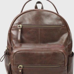 sam's club leather backpack